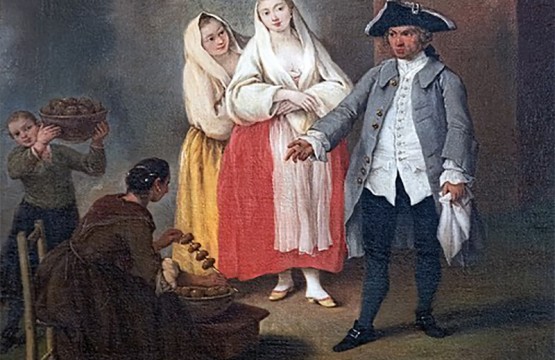 Ca’ Rezzonico – La venditrice di frittole – Pietro longhi 1755